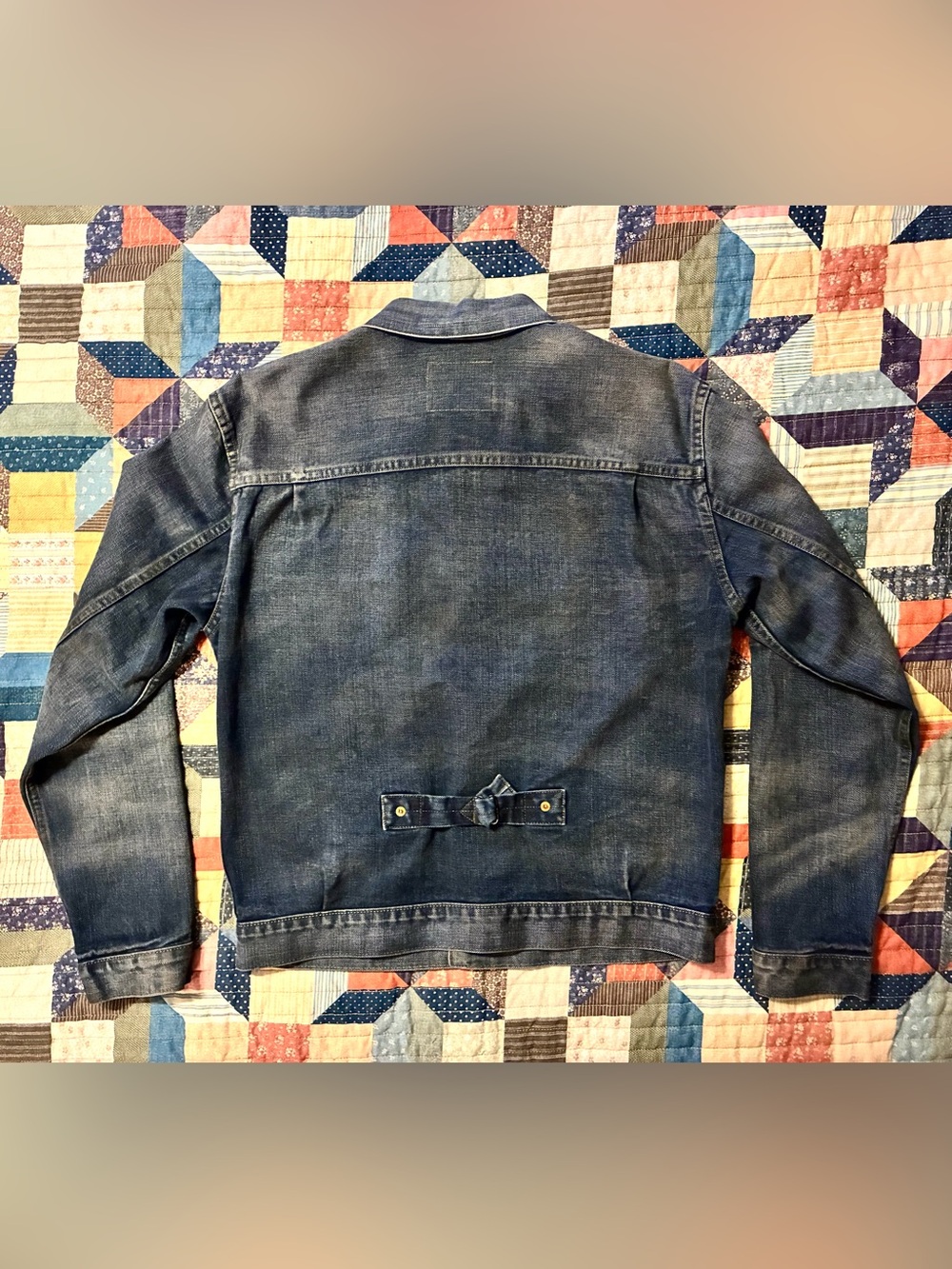 💥RARE💥DOUBLE RL RALPH LAUREN RRL INDIGO TYPE I MILITARY JACKET- SIZE MEDIUM - Picture 15 of 15